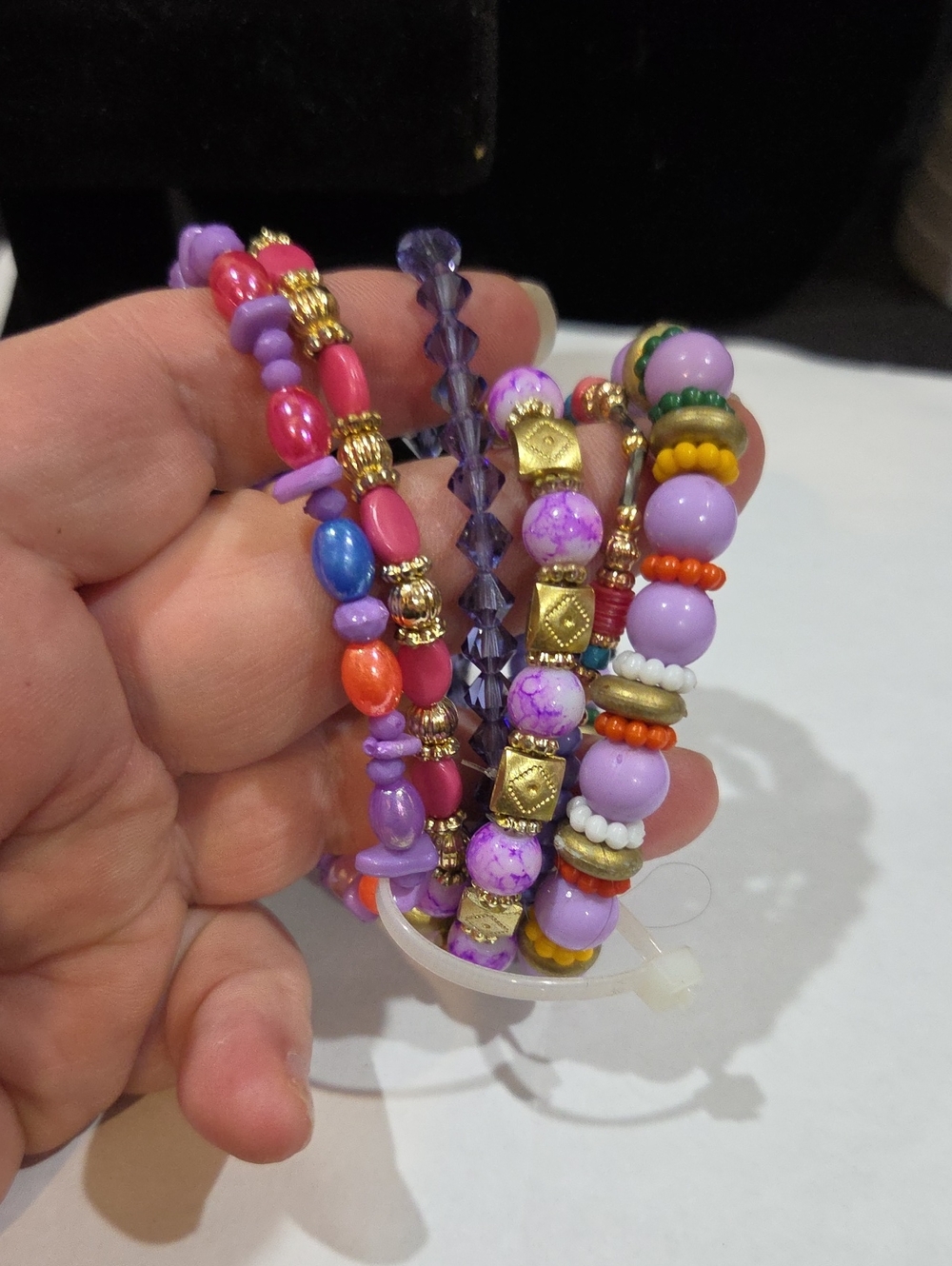 SET OF 5 STRETCH BRACELETS